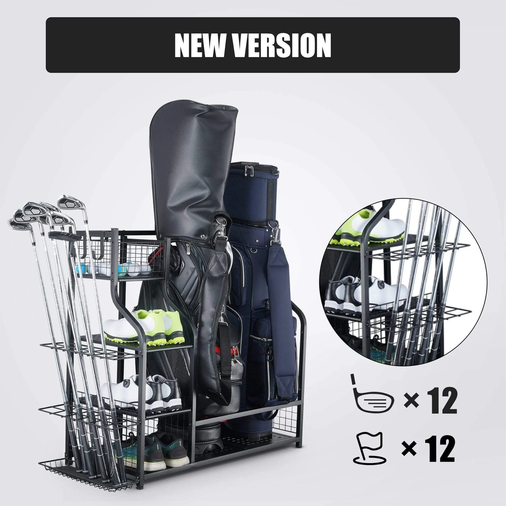 Mythinglogic Golf Bag Organizer, Extra Large Design for Golf Accessories