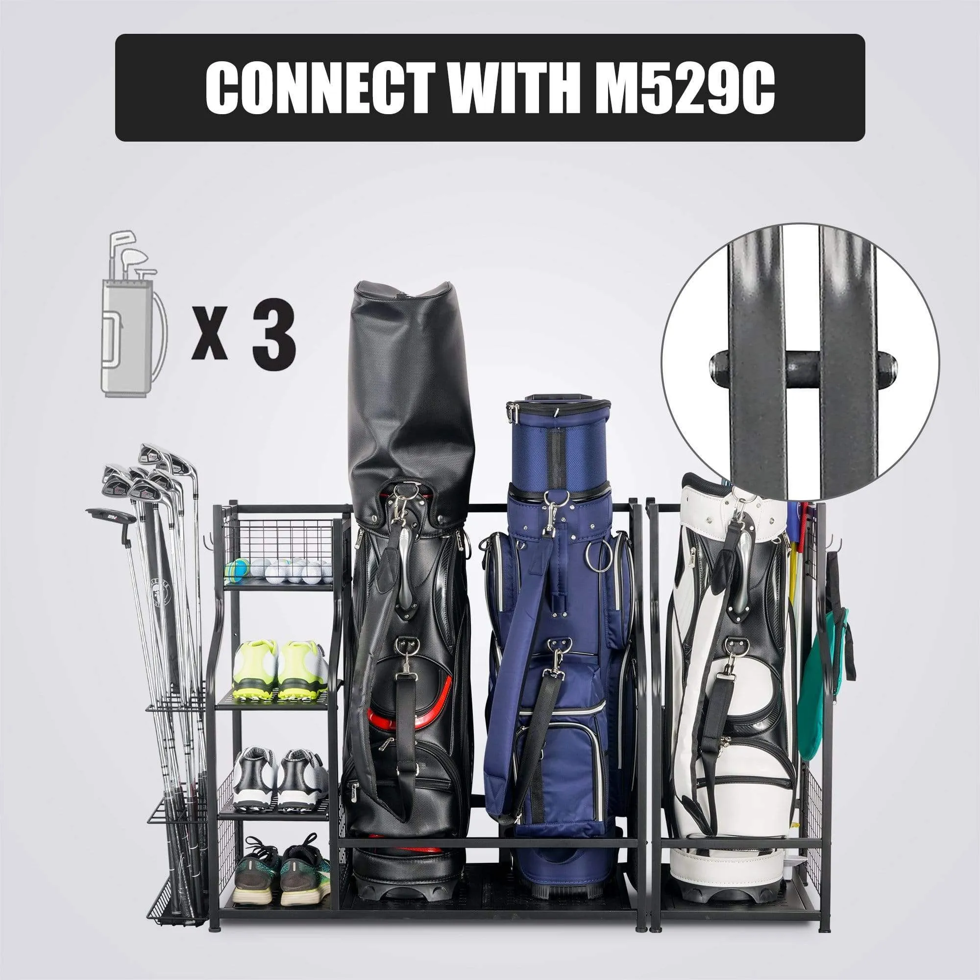 Mythinglogic Golf Bag Organizer, Extra Large Design for Golf Accessories
