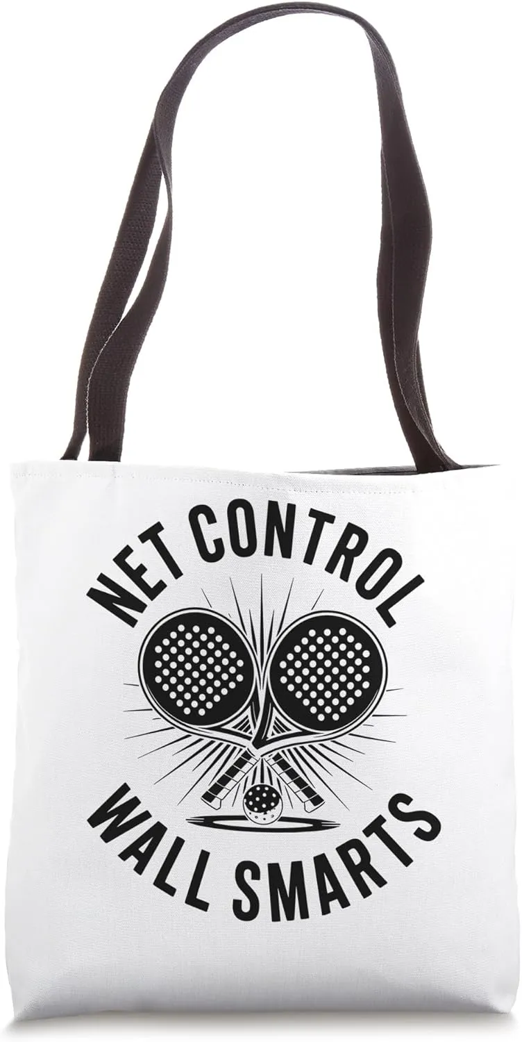 Net Control Wall Smarts Padel Sports Athlete Game Players Tote Bag