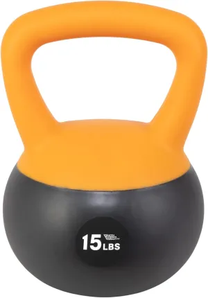 NonZero Gravity Iron Sand Soft Kettlebell with PVC Shell, Shock-Absorbing Base & Extra-Wide Grip for Versatile Workouts | Durable Strength Training Equipment