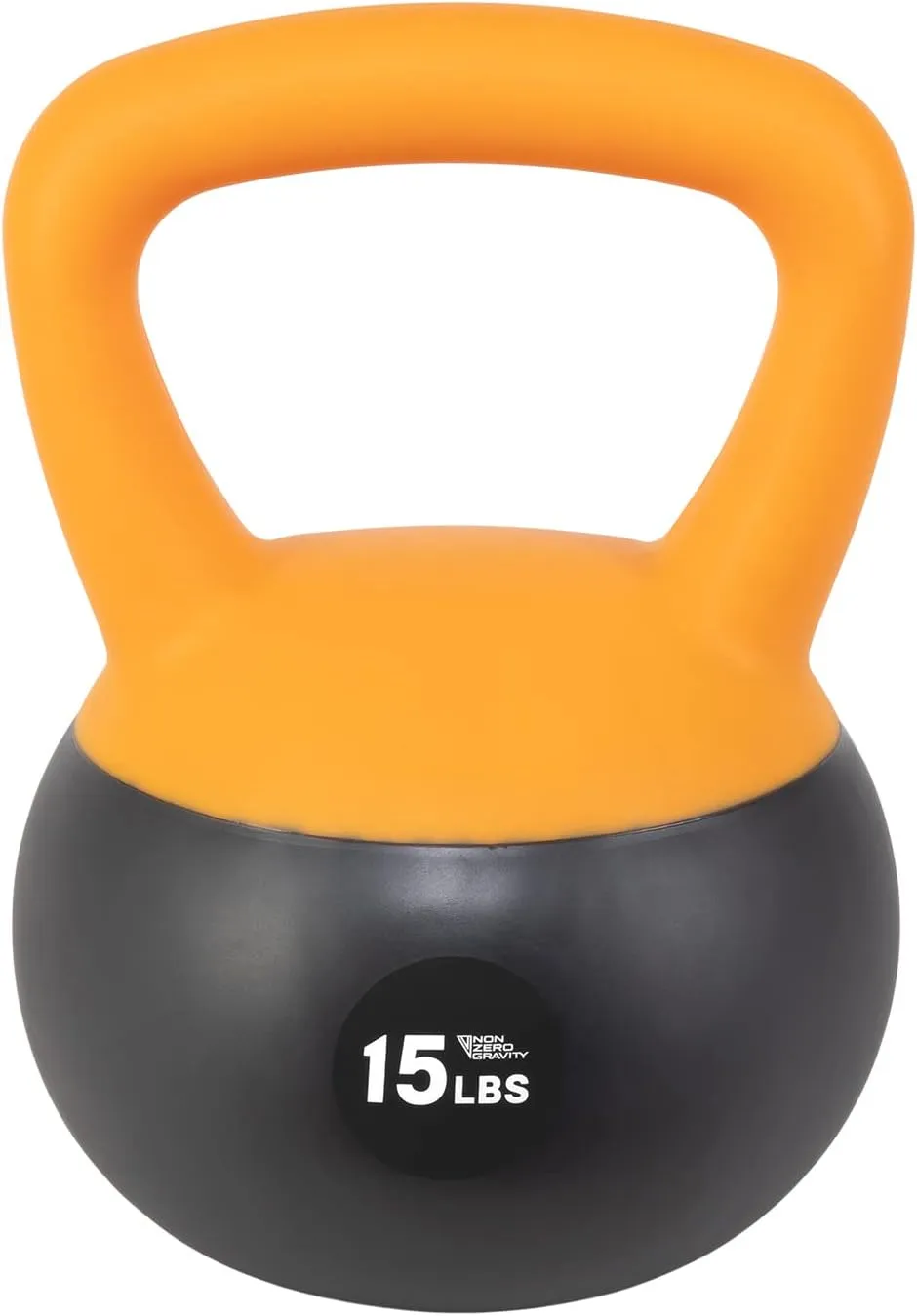 NonZero Gravity Iron Sand Soft Kettlebell with PVC Shell, Shock-Absorbing Base & Extra-Wide Grip for Versatile Workouts | Durable Strength Training Equipment