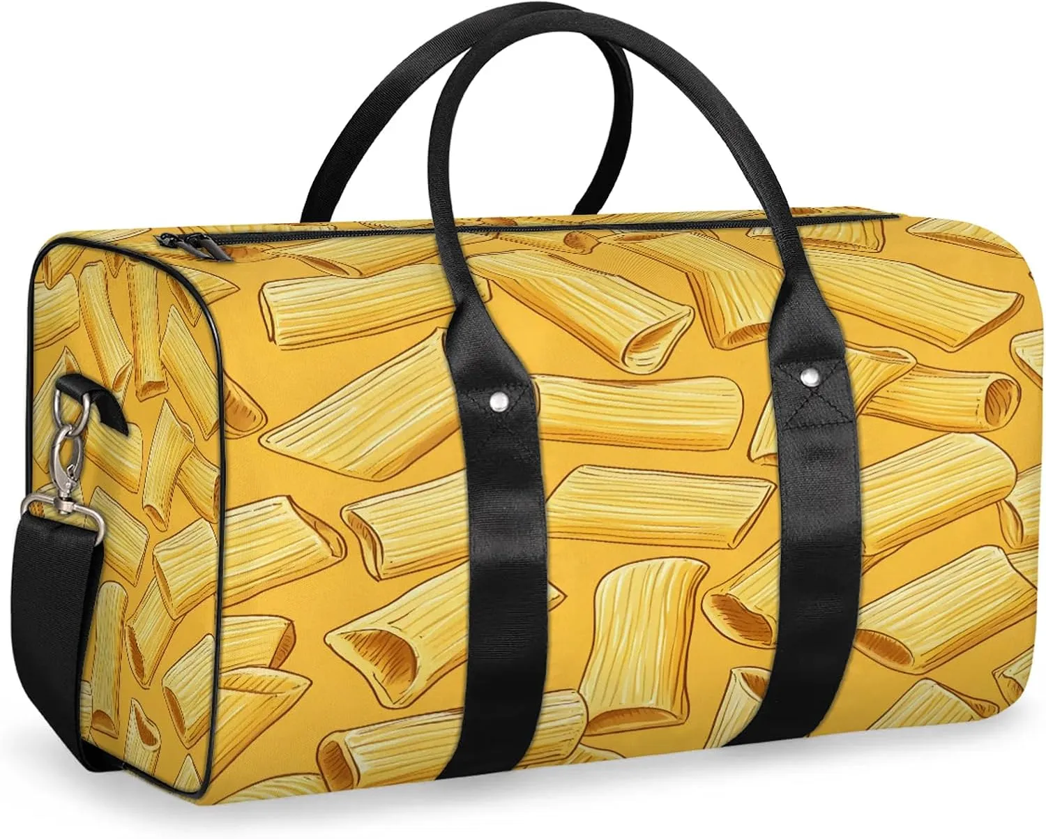 Noodles Duffle Bag for Travel, Overnight Weekend Gym Carry On Luggage Bag, Funny Food Travel Duffel Bag for Men Women