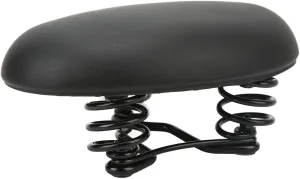 Noseless Bike Saddle for Men,Soft Shock Absorbing Mountain Bike Seat,Replacement Saddle for Folding Bikes