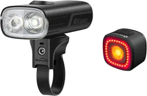 OLIGHT RN 2000 LED Rechargeable Waterproof Bike Headlight, 2000 Lumens and 557ft Max Throw Bundled with RN 120 C Bicycle Lights, 120 Lm Taillight 260 Degree Visibility, 1500m Viewable