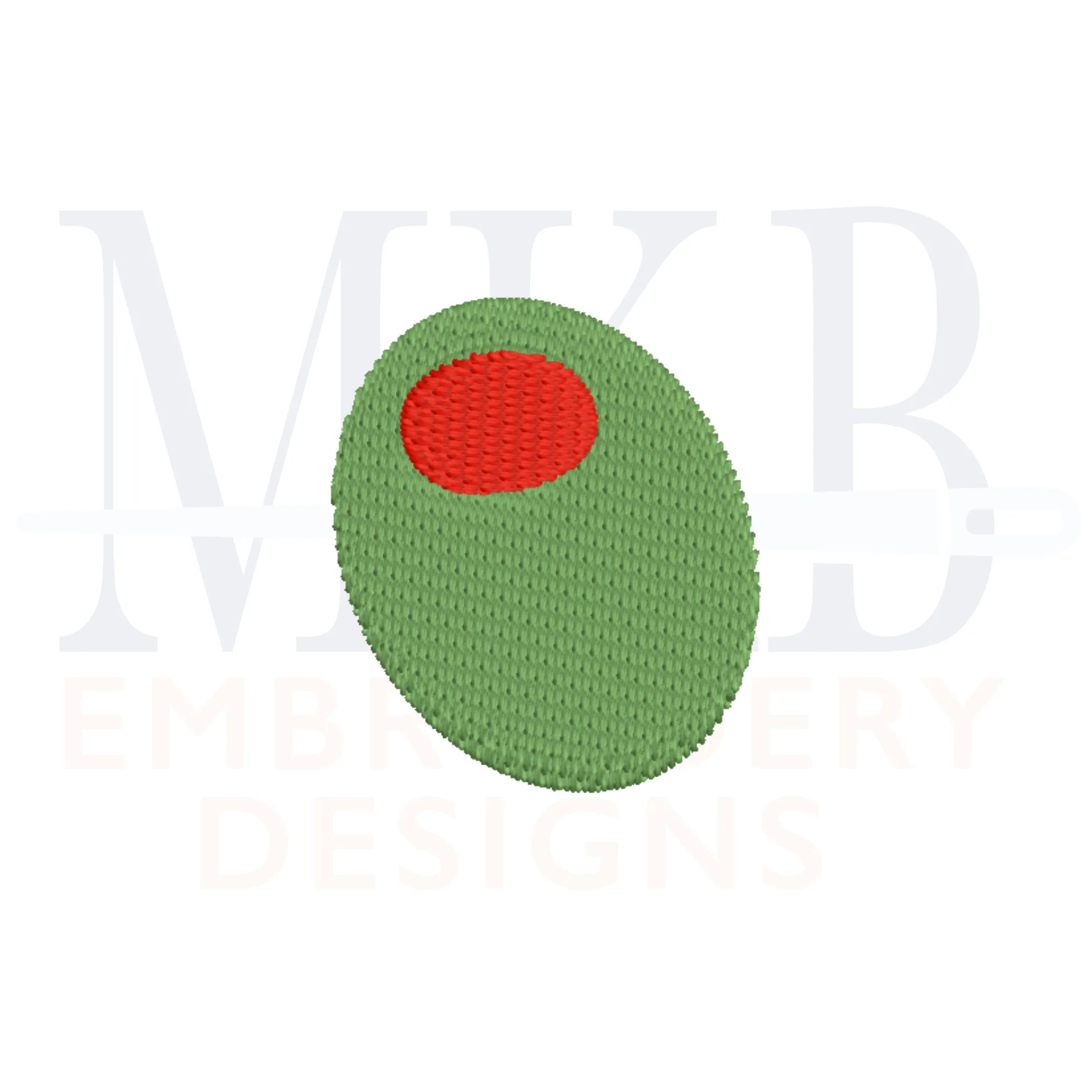 Olive Embroidery Design