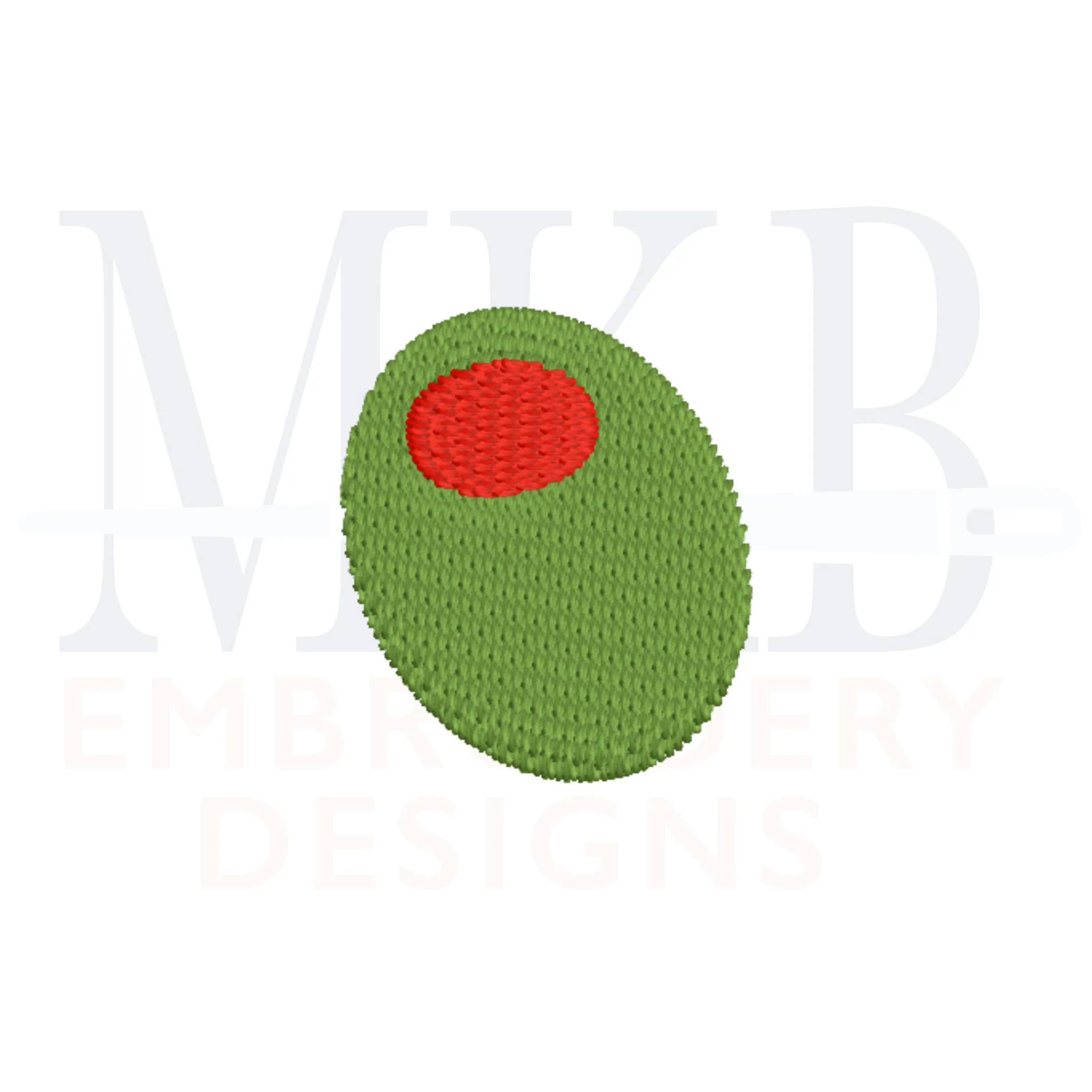 Olive Embroidery Design
