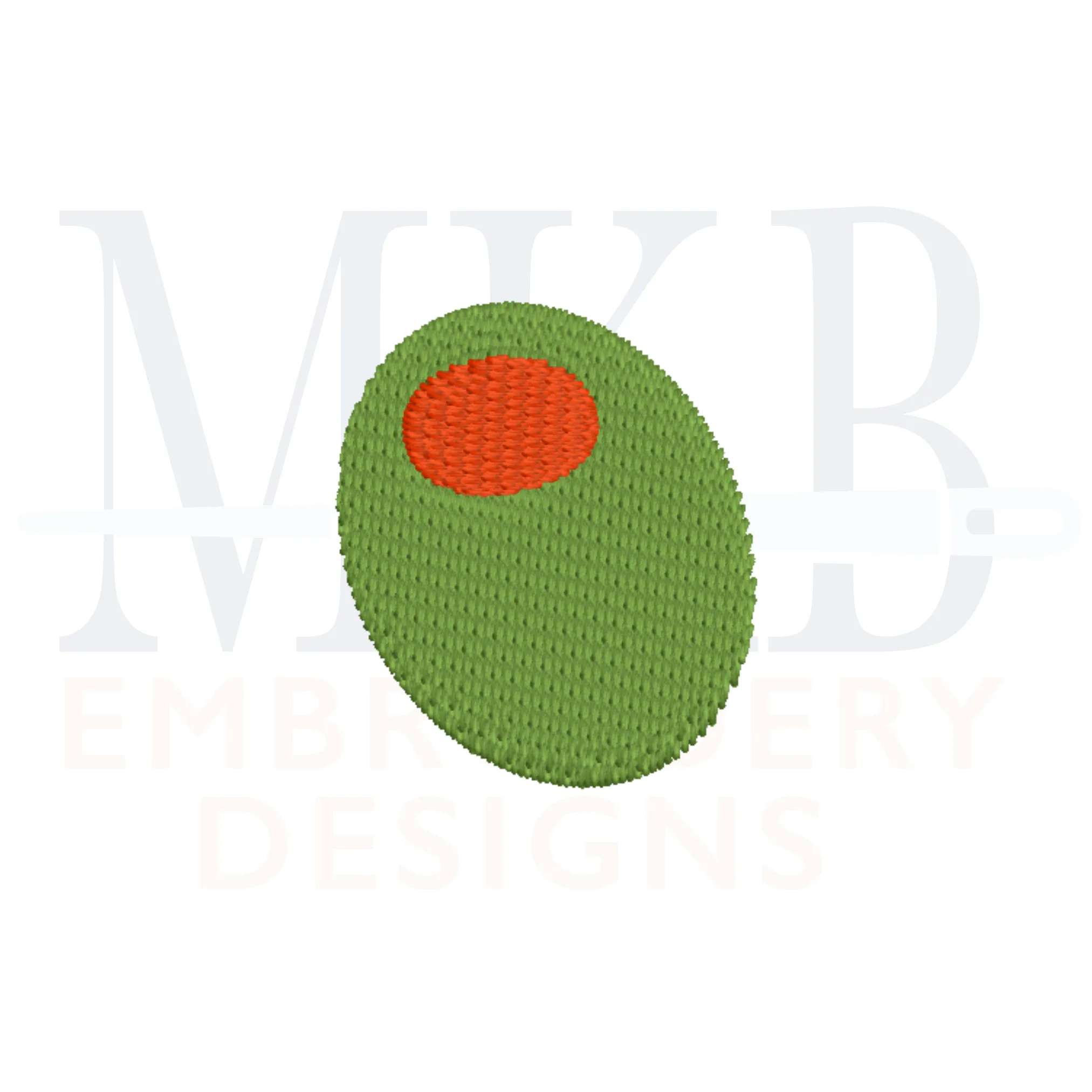 Olive Embroidery Design