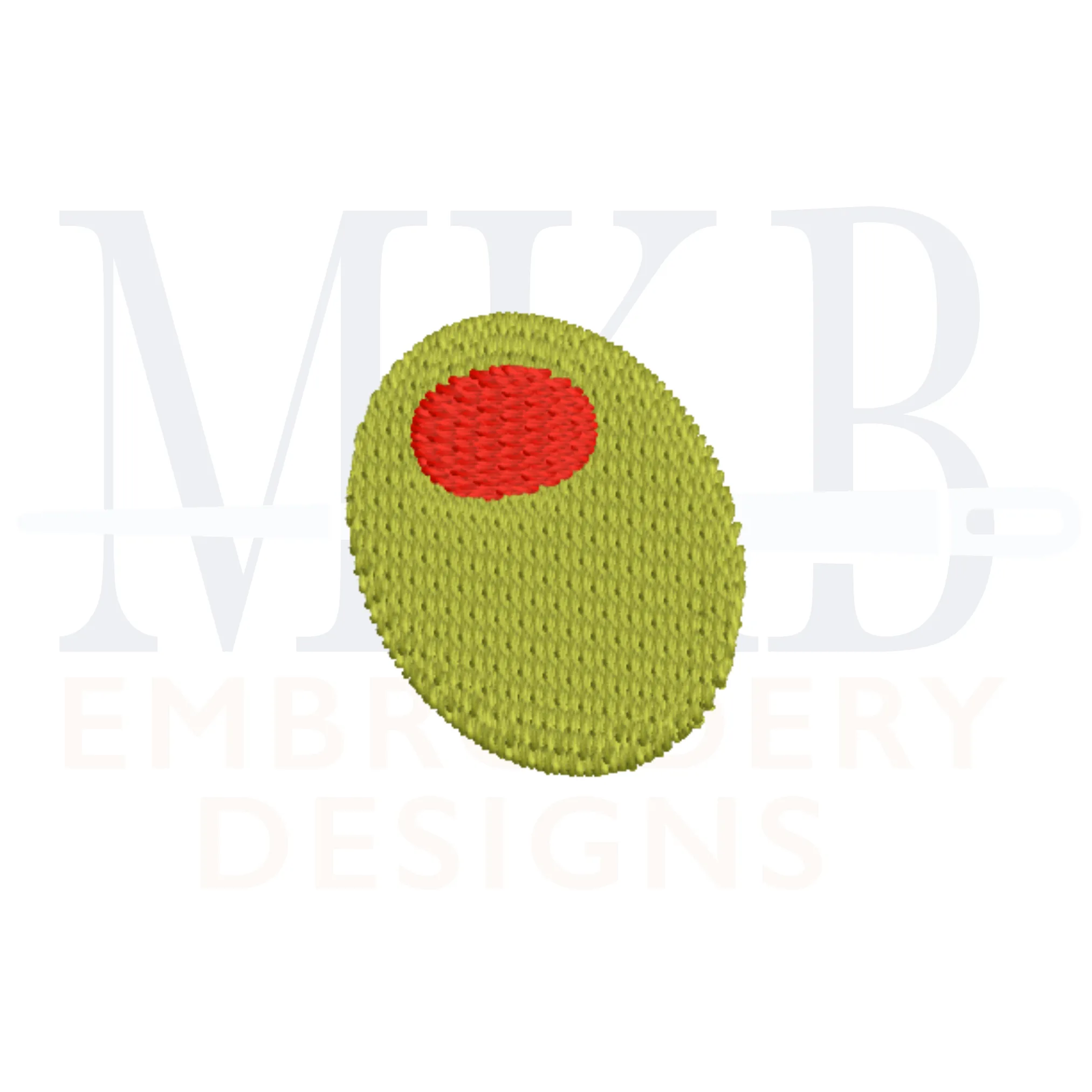 Olive Embroidery Design