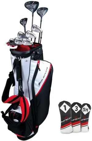 Orlimar Mach 1 Men’s Complete Golf Club Set with Titanium Driver, Stainless Fairway Wood, Hybrid, Irons and Stand Bag