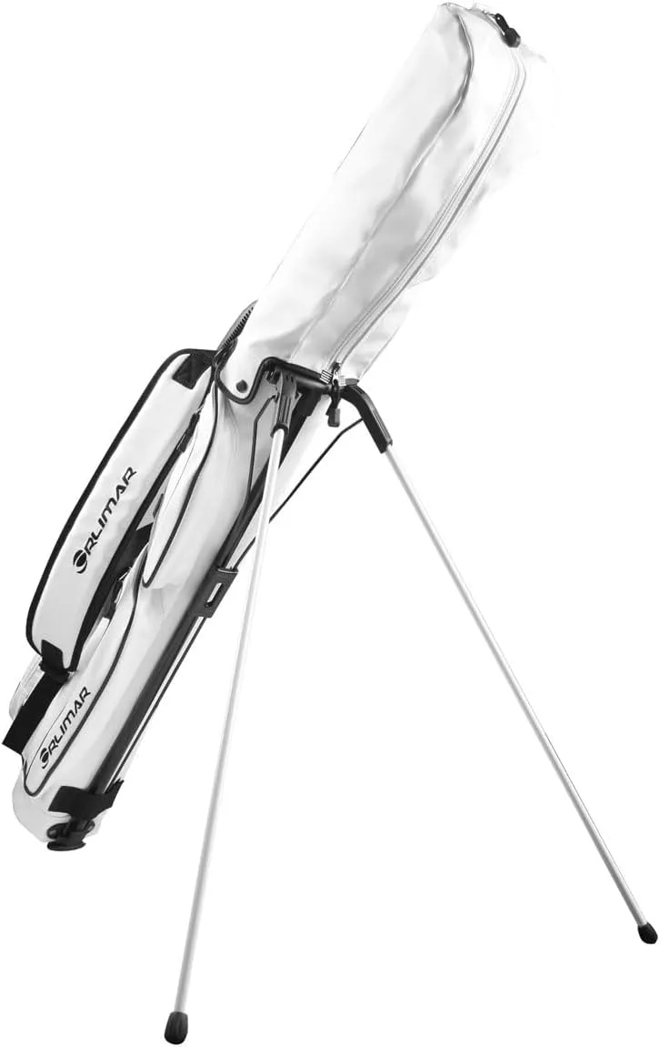 Orlimar Pitch 'N Putt Elite Synthetic Leather Sunday Golf Bag with Stand