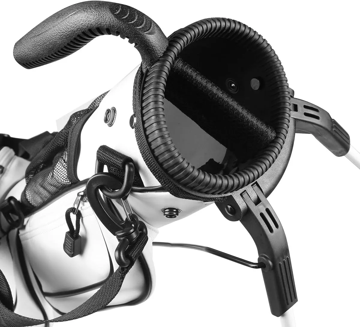 Orlimar Pitch 'N Putt Elite Synthetic Leather Sunday Golf Bag with Stand