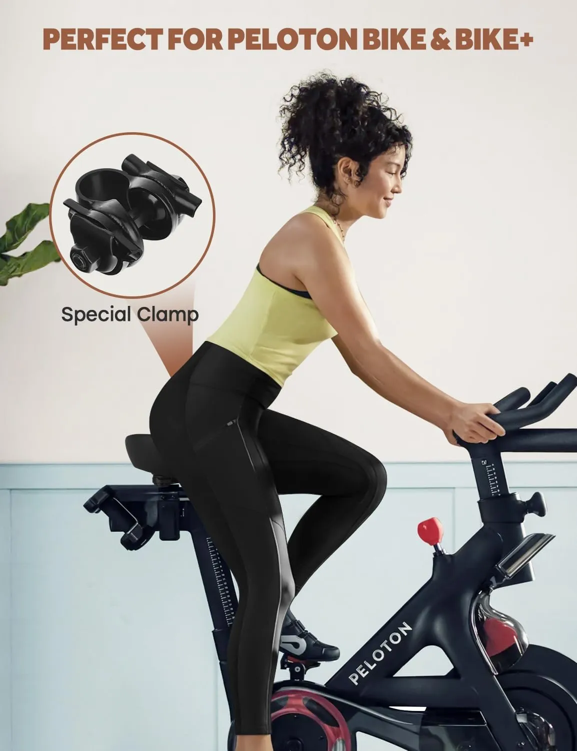 Oversized Peloton Bike Seat, Comfortable Bicycle Saddle Replacement for Men & Women, Extra Wide Saddle Compatible with Peloton, Echelon, Exercise, Electric, Cruiser Bikes