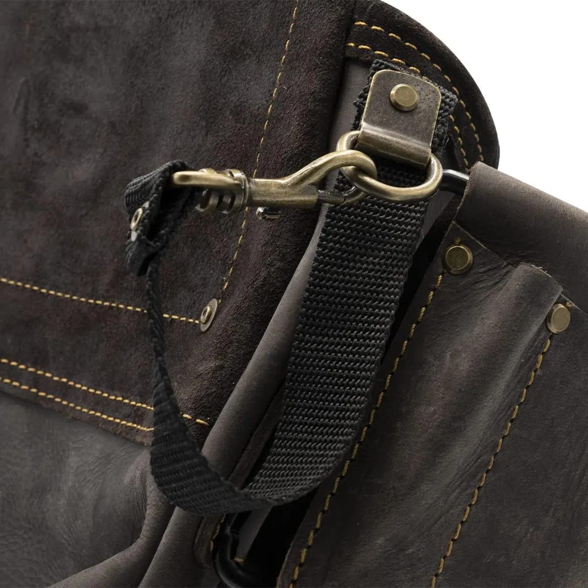 OX Tools Pro Oil-Tanned Leather Tool Pouch Set – Heavy-Duty Tool Belt Pouches for Carpenters, Drywallers, Framers & Electricians, Multi-Pocket, Reinforced Stitching & Hammer Holders