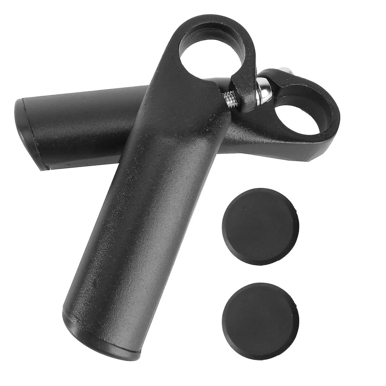 Pack Of 2 Bike Rest Durable Comfortable Frosted Bar Ends Handlebars For Bicycle