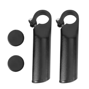 Pack Of 2 Bike Rest Durable Comfortable Frosted Bar Ends Handlebars For Bicycle