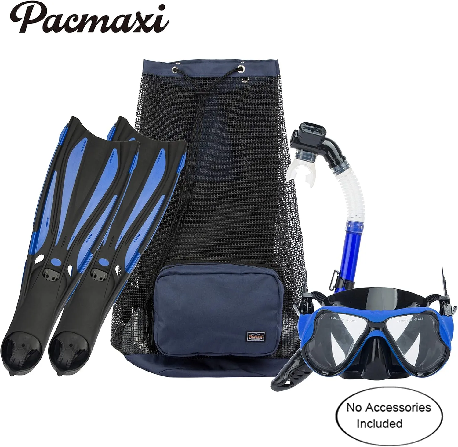 PACMAXI Scuba Diving Bag, Oversized Mesh Scuba Diving Backpack for Snorkeling Gear & Equipment, Holds Mask, Fins, Snorkel