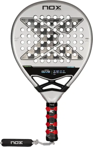 Padel Racket AT10 by Agustin Tapia 2024 | Luxury Series Teardrop Pala Padel | EOS Flap Aerodynamics & Custom Grip Technology | 18K Aluminized Carbon with MLD Black Eva Core | Advanced Pala de Padel