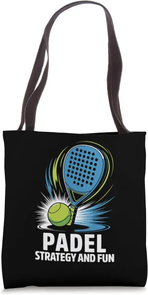 Padel Strategy And Fun Padel Sports Athlete Game Players Tote Bag