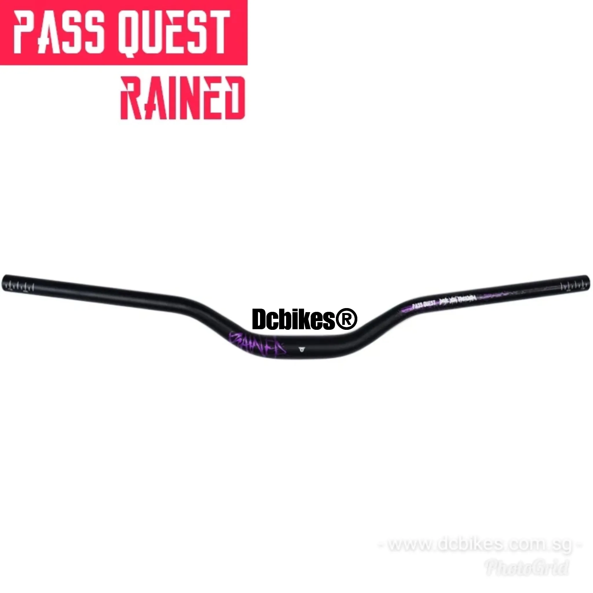 Pass Quest 750mm 55mm/81mm Rise Handlebar 31.8mm
