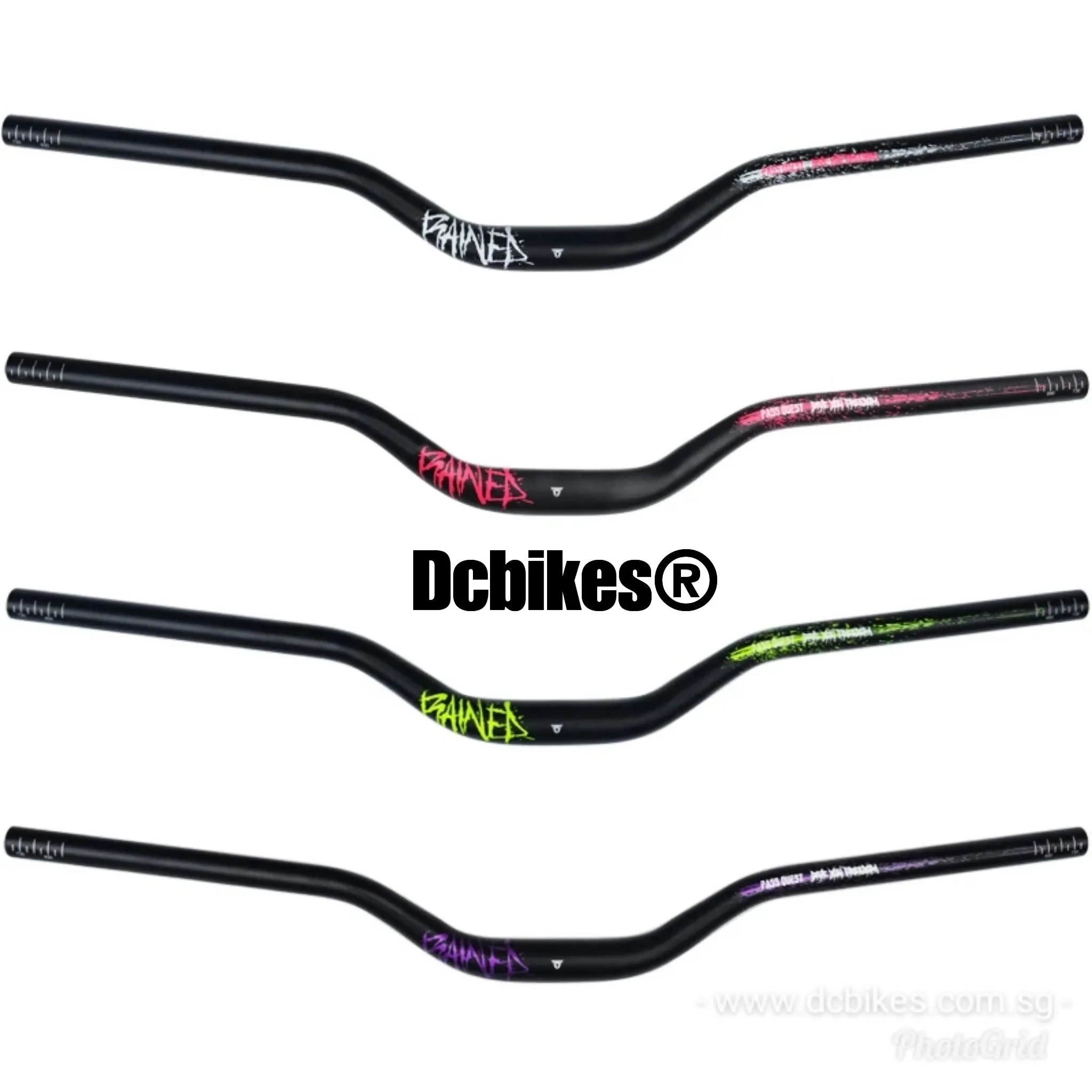 Pass Quest 750mm 55mm/81mm Rise Handlebar 31.8mm