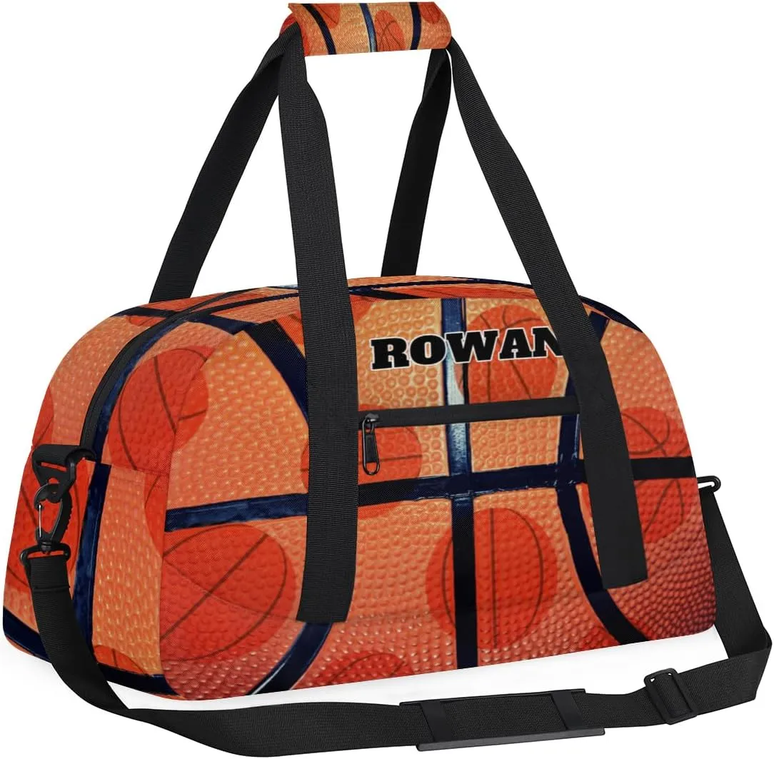 Personalized Dance Bag Gym Bag, Large Custom Sport Duffel Bag Weekender Bag Travel Duffel Bag Sports Basketball