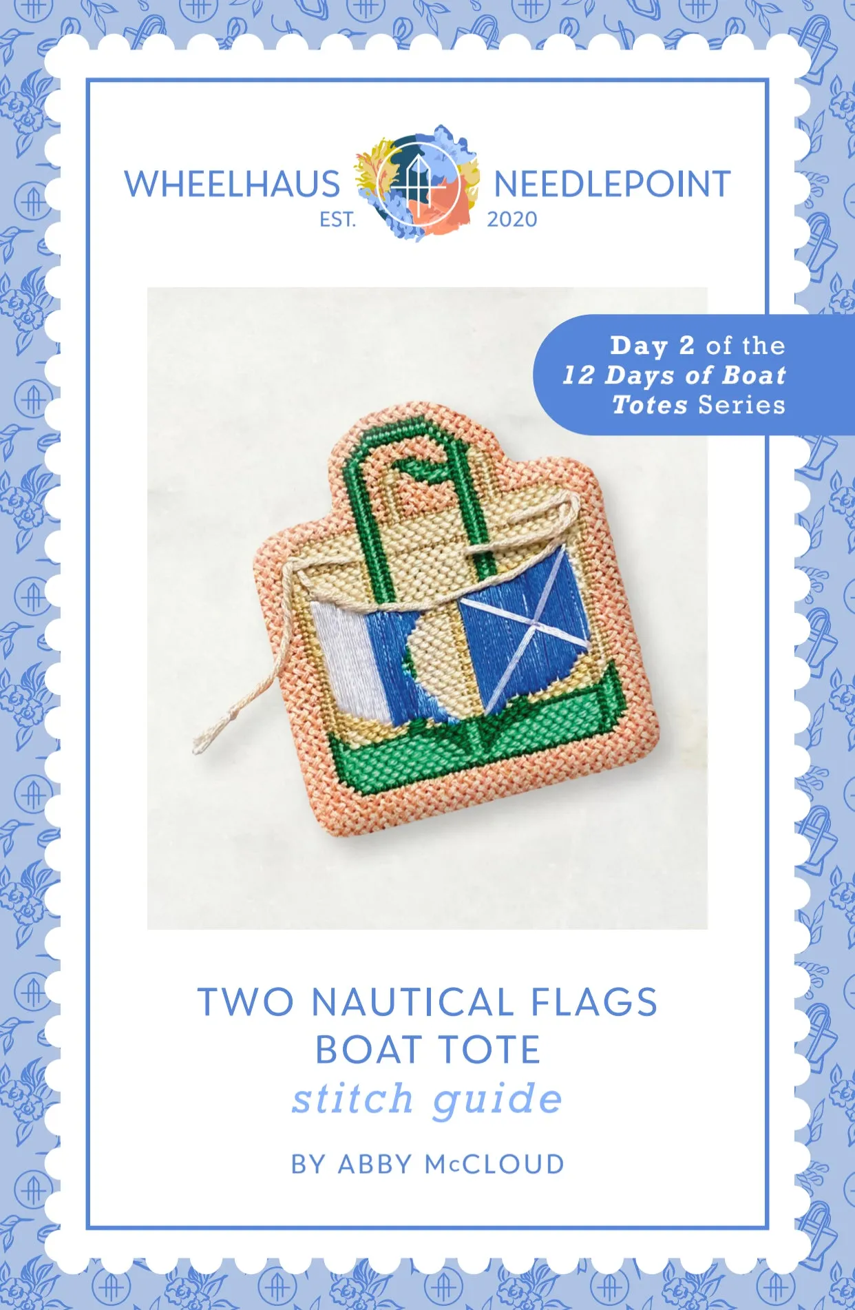 Personalized Nautical Flags Tote - Day 2