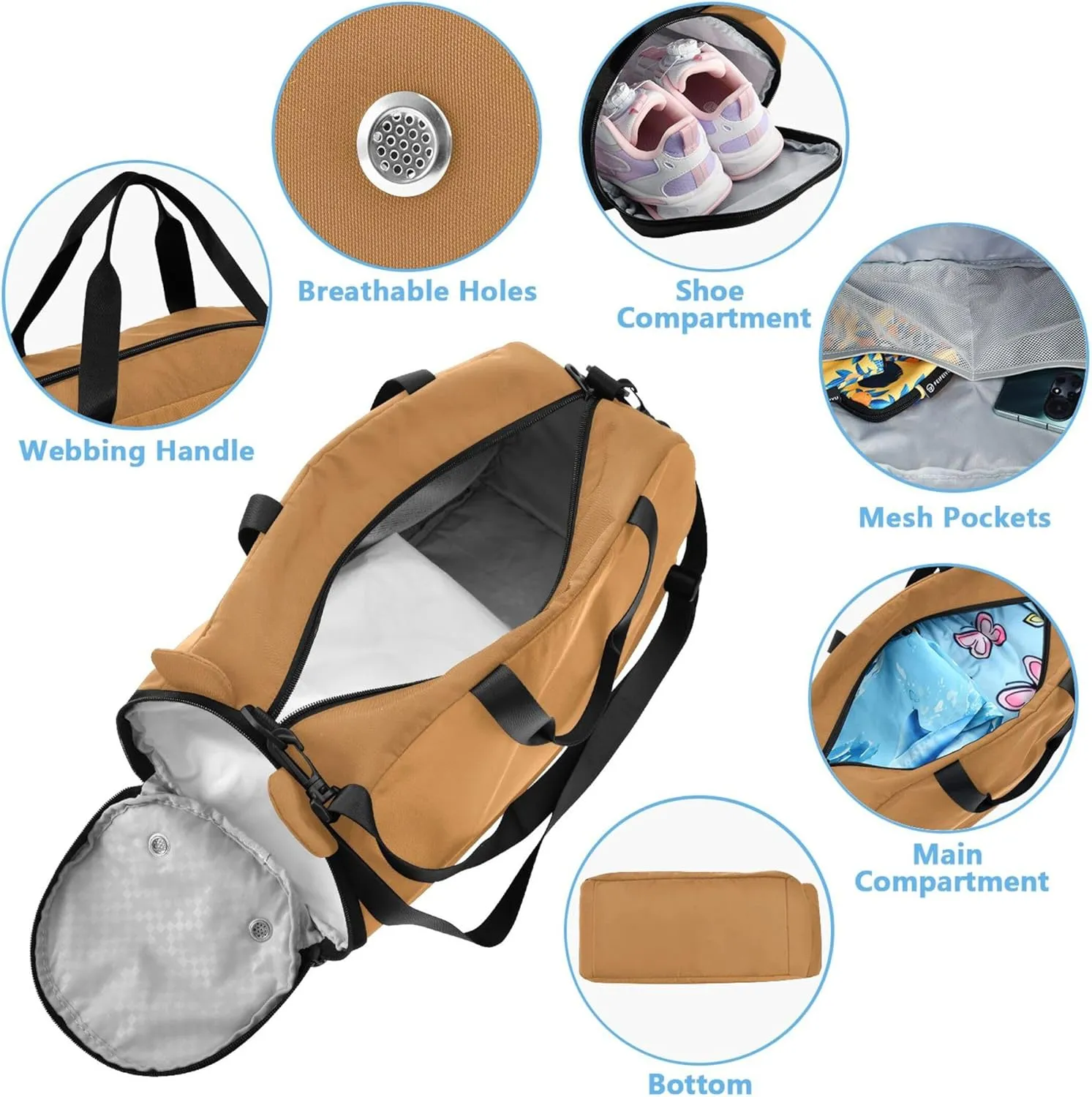 Peru Travel Duffle Bags Girls Tote Overnight Bags Toddler Boys Carry on Duffel Gym Duffle Kids Luggage
