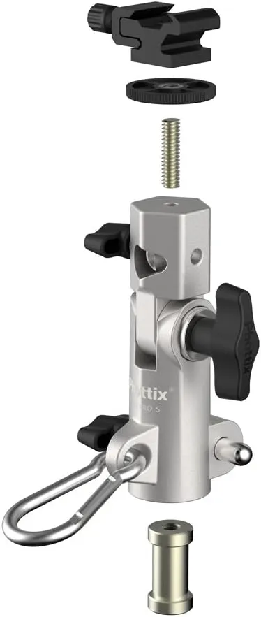 Phottix Varos Pro S Multi-Function Flash Shoe Umbrella Holder (PH87200)