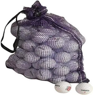 Pinnacle Recycled Grade A Golf Balls Cleaned Golf Balls Mint Condition 72 Balls Assorted Models in Onion Mesh Bag