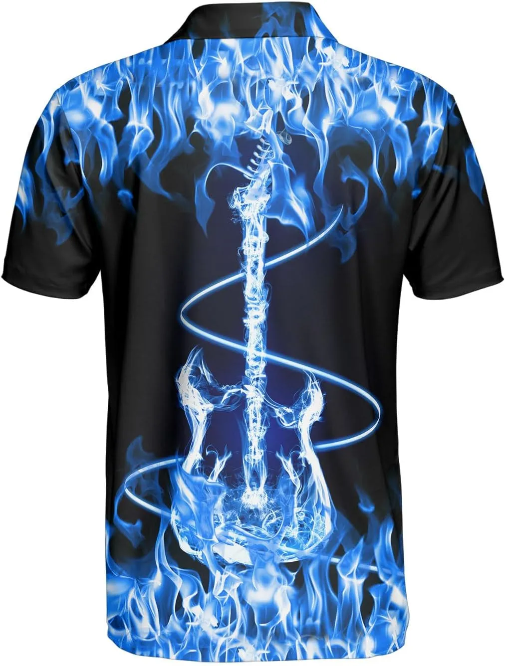 Polo Shirts for Men Aloha Shirt Mens Polo Shirts Short Sleeve Button Up Shirt Men Golf Shirts