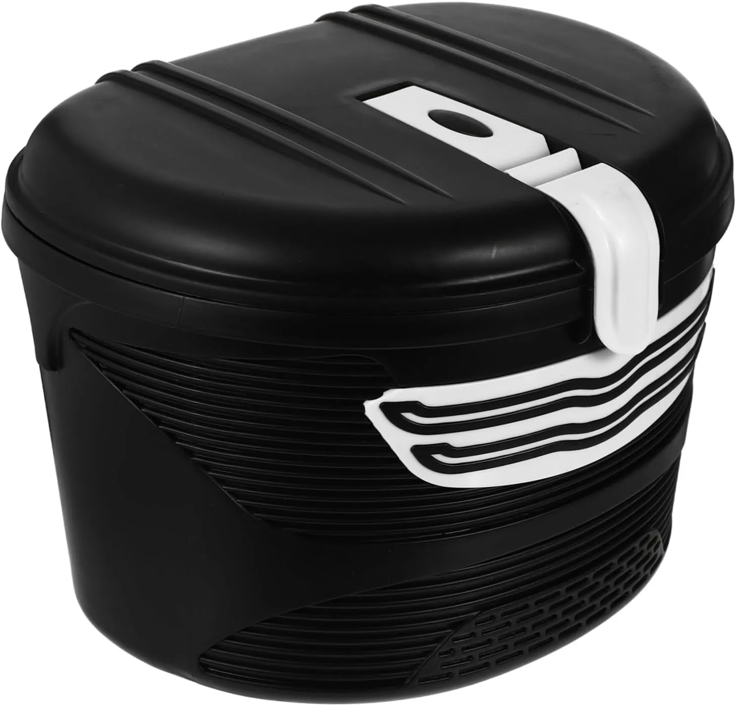 POPETPOP Bike Storage Rack Electric Car Basket Front Frame Box for Lockable Storage Holder