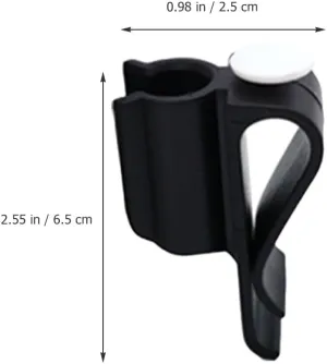 POPETPOP Golf Club Bag Clips On: 14 Pack Plastic Putter Clamp Holder Organizer - Durable Golf Accessories for Men Women Golfer (Black)