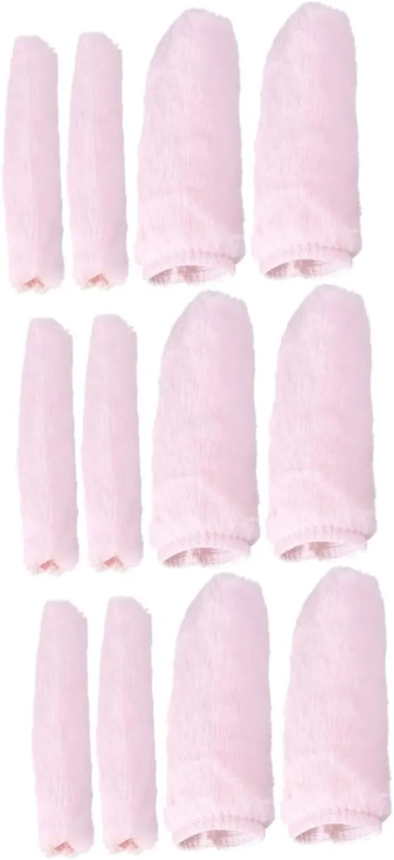 POPETPOP Plush Handle Gloves Bike Grip Furry Bike Handle Grips Accessories Handlebar Grips Mountain Bike Handle
