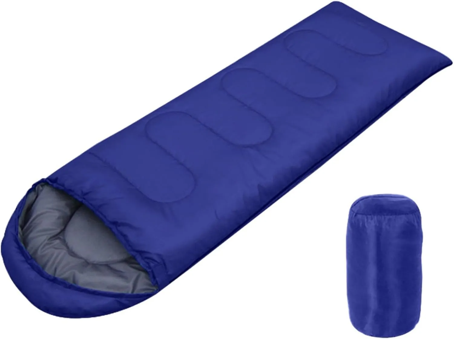 Portable Envelope Sleeping Bag, 4 Season Lightweight Warm and Washable Comforter for Adults Women Hiking Camping