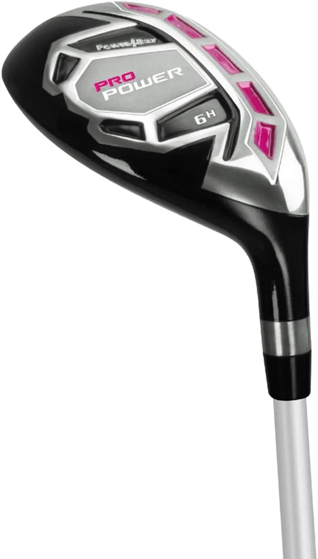 Powerbilt Pro Power Complete Golf Set for Petite, Standard & Tall Women with Stand Bag, Right and Left Handed