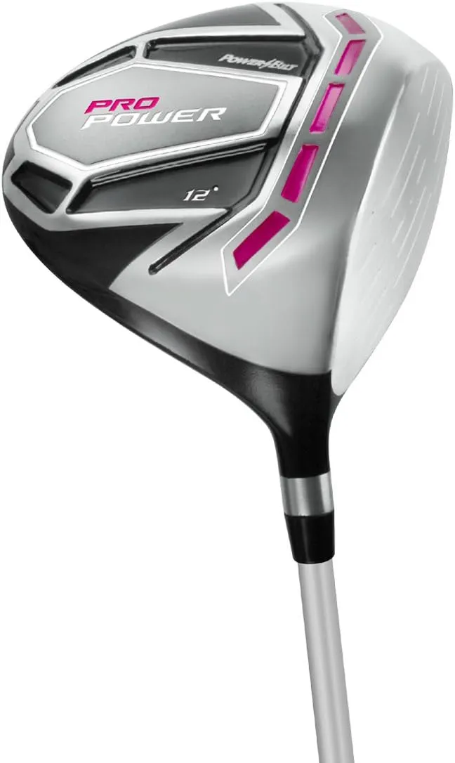Powerbilt Pro Power Complete Golf Set for Petite, Standard & Tall Women with Stand Bag, Right and Left Handed