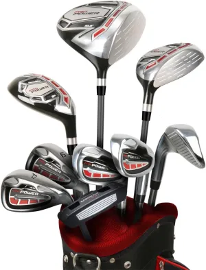Powerbilt Pro Power Varsity Complete Teen Golf Club Sets with Stand Bag