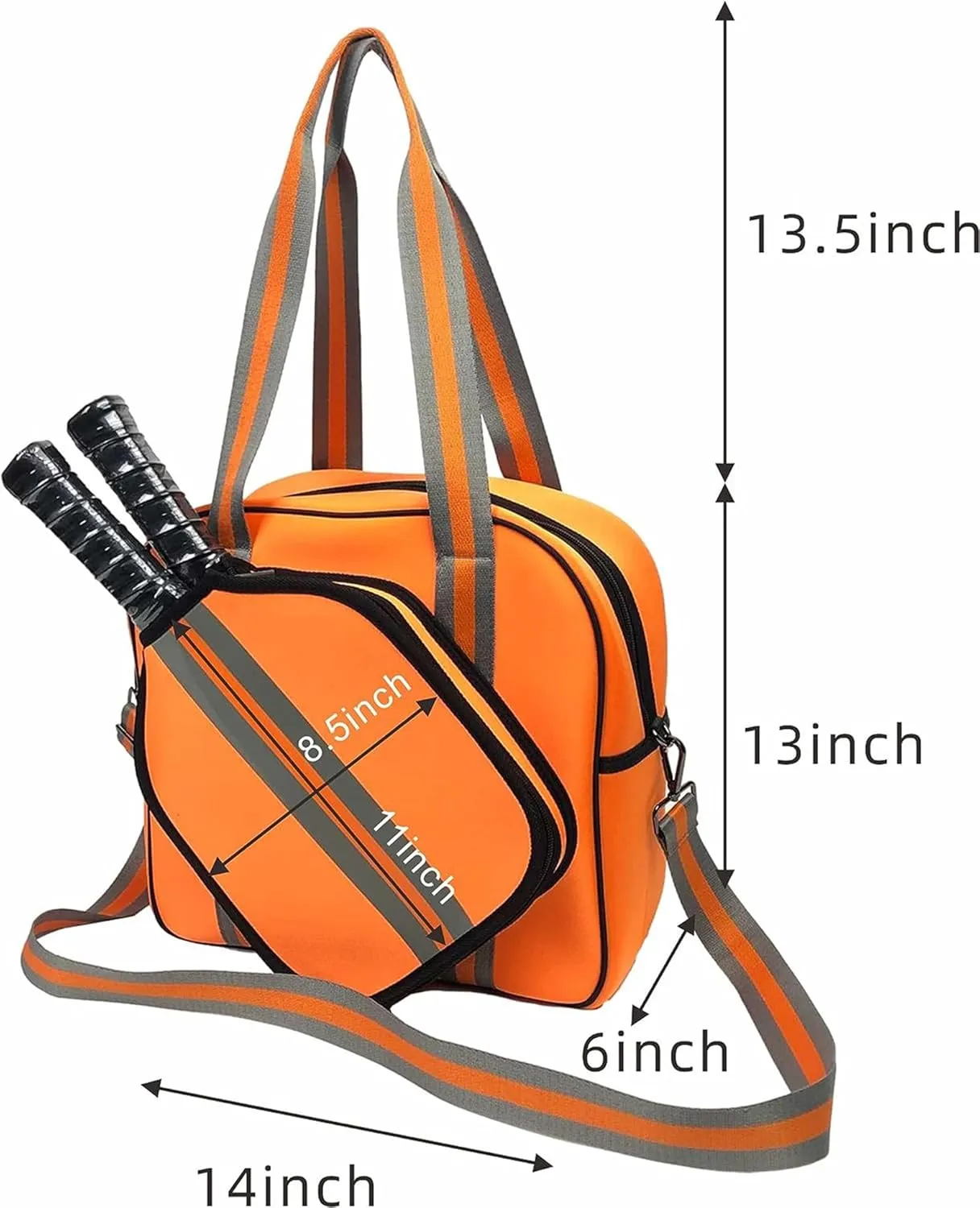 Premium Pickleball Bag, Pickleball Tote For Women, Large Pickleball Racquet Bag, Sport Tote For Women/men