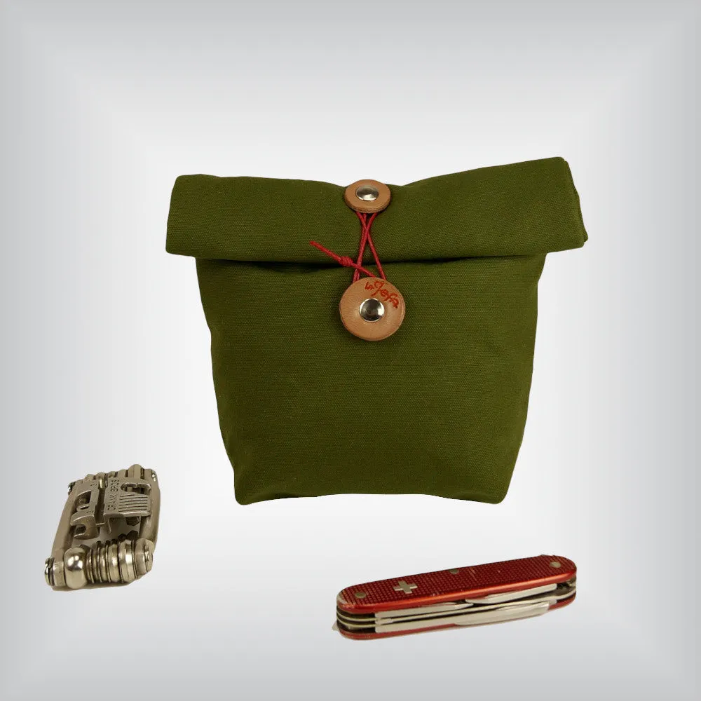 Private in olive green