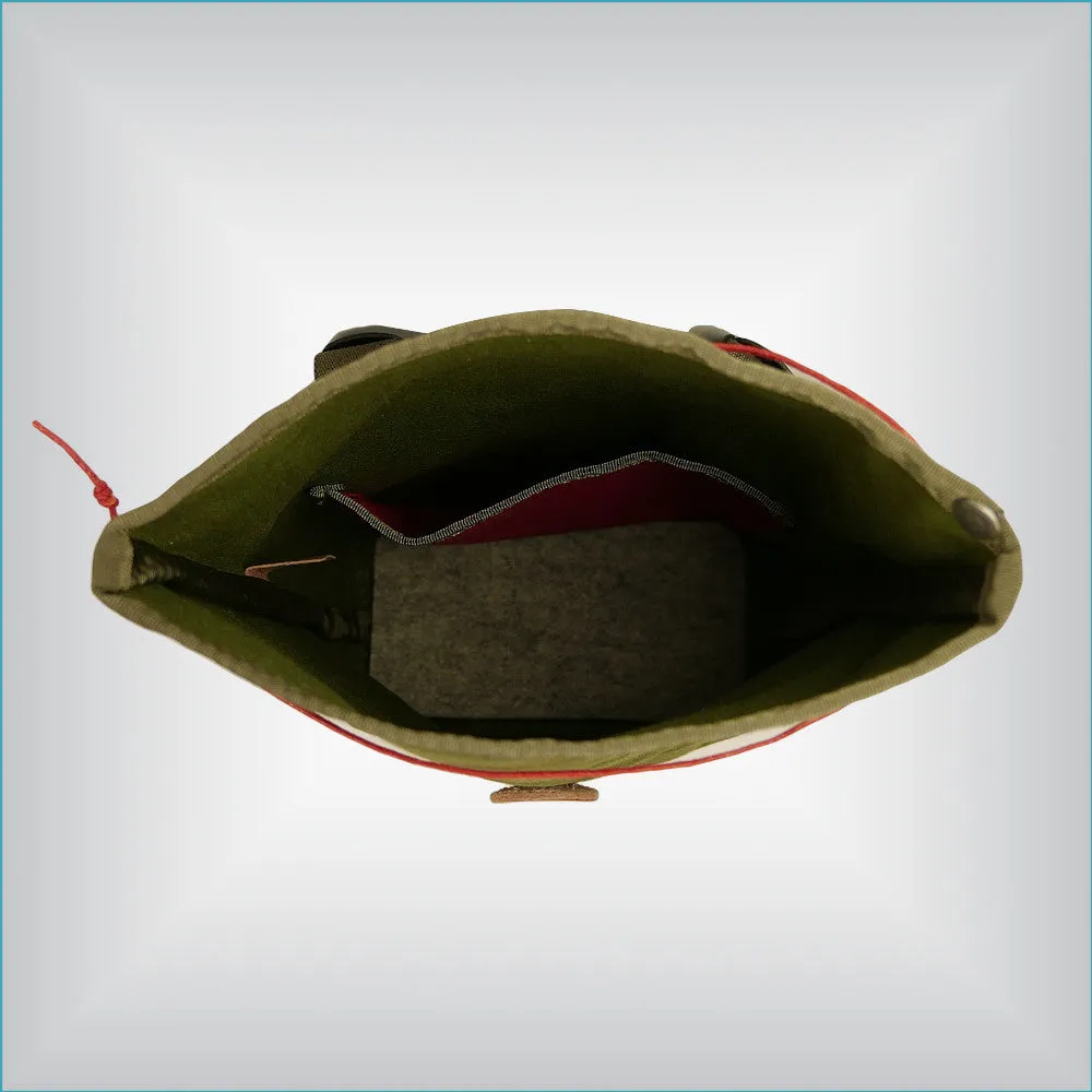 Private in olive green