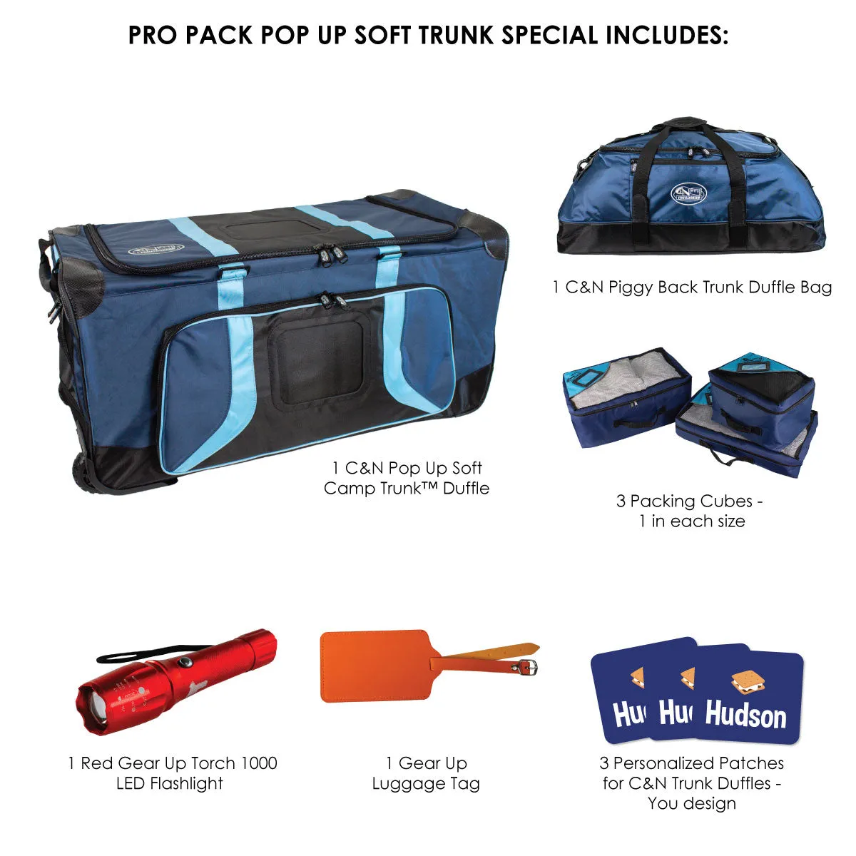 Pro Pack Pop Up Soft Camp Trunk™ Duffle - $85  in Free Accessories!