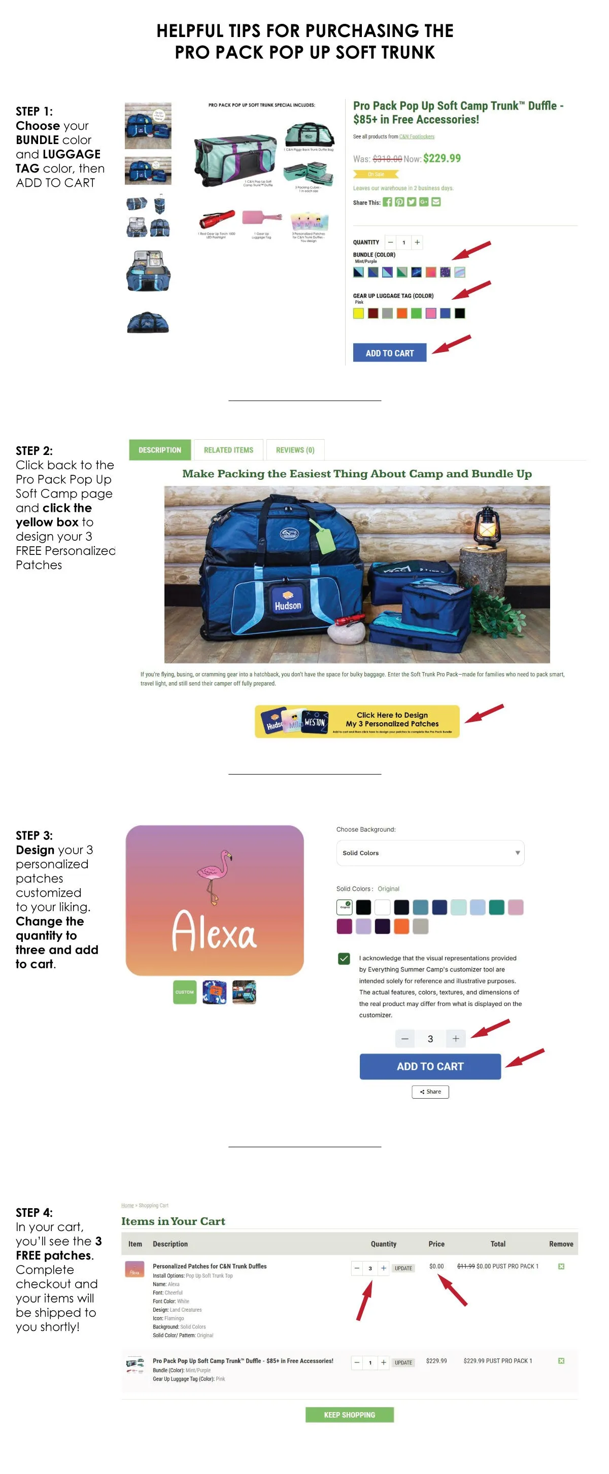 Pro Pack Pop Up Soft Camp Trunk™ Duffle - $85  in Free Accessories!