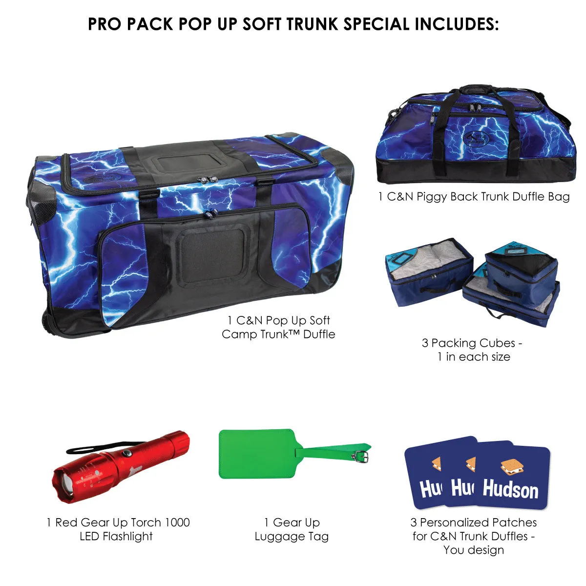 Pro Pack Pop Up Soft Camp Trunk™ Duffle - $85  in Free Accessories!