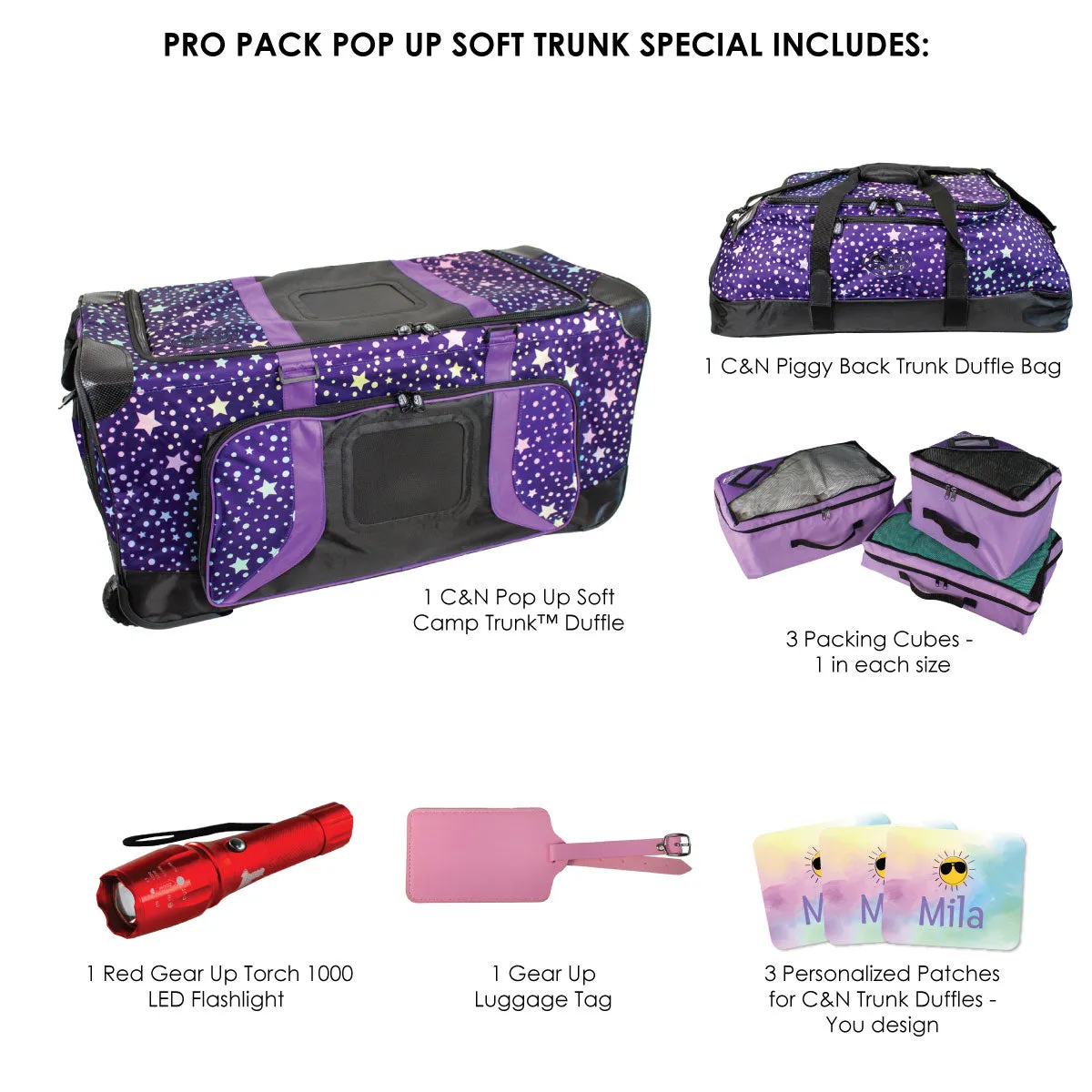 Pro Pack Pop Up Soft Camp Trunk™ Duffle - $85  in Free Accessories!