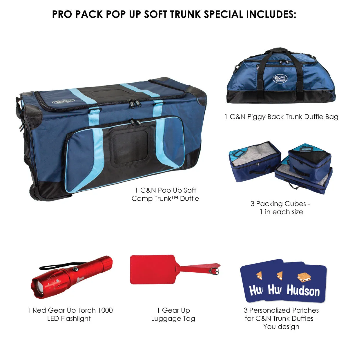 Pro Pack Pop Up Soft Camp Trunk™ Duffle - $85  in Free Accessories!