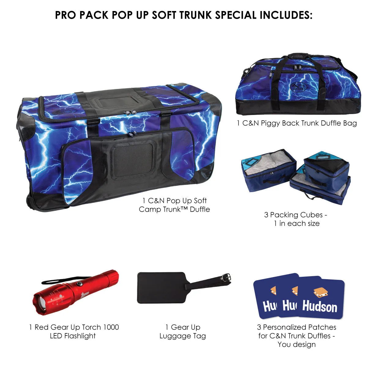 Pro Pack Pop Up Soft Camp Trunk™ Duffle - $85  in Free Accessories!