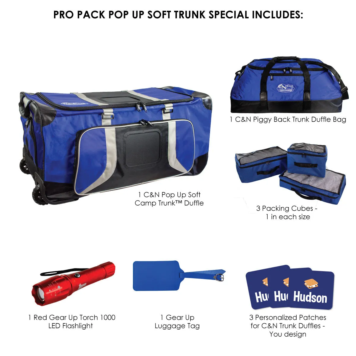 Pro Pack Pop Up Soft Camp Trunk™ Duffle - $85  in Free Accessories!