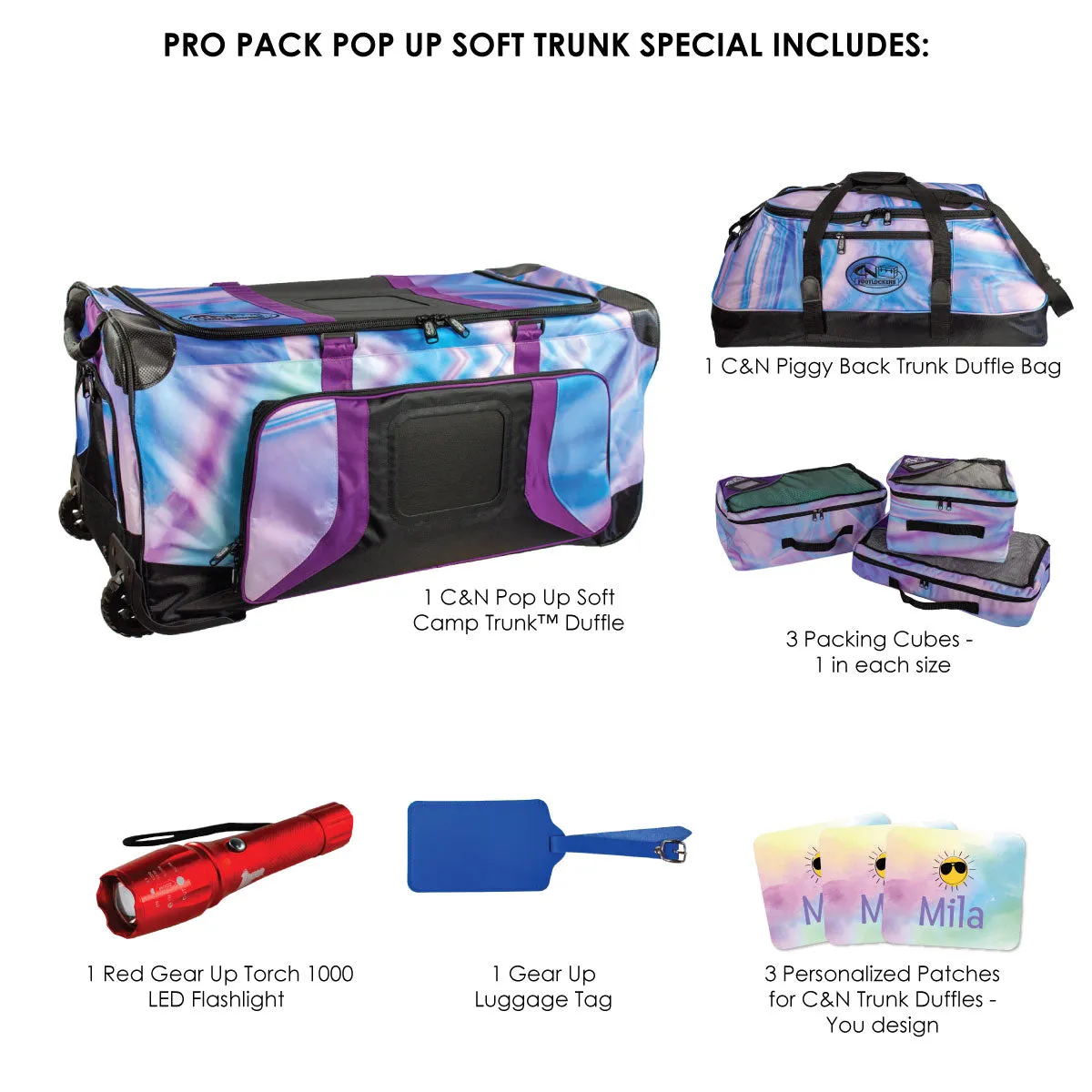 Pro Pack Pop Up Soft Camp Trunk™ Duffle - $85  in Free Accessories!