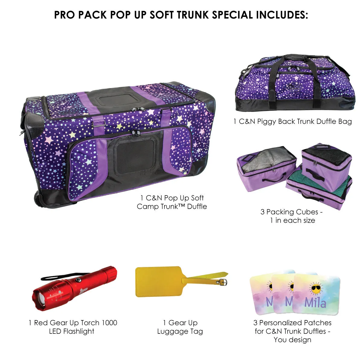 Pro Pack Pop Up Soft Camp Trunk™ Duffle - $85  in Free Accessories!