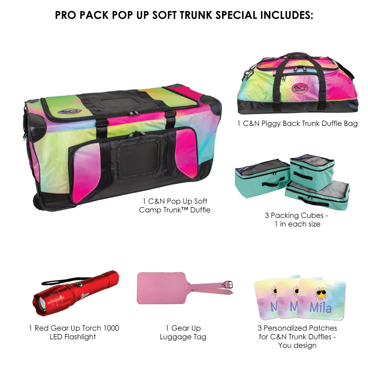 Pro Pack Pop Up Soft Camp Trunk™ Duffle - $85  in Free Accessories!